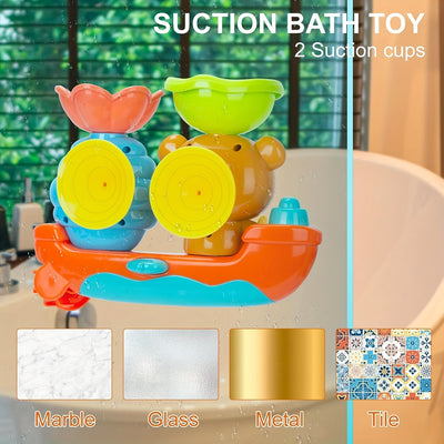 Baby Bath Toy Floating Bear Boat