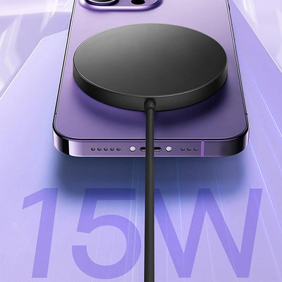 Wireless Magnetic Phone Charger with USB Cable