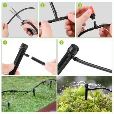 Garden Irrigation Drip Watering System Kit