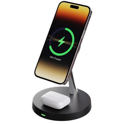 Wireless Phone Charger with Magnetic Stand