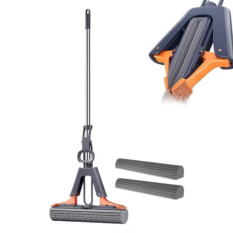 Mop Adjustable Sponge Head Easy Floor Cleaner