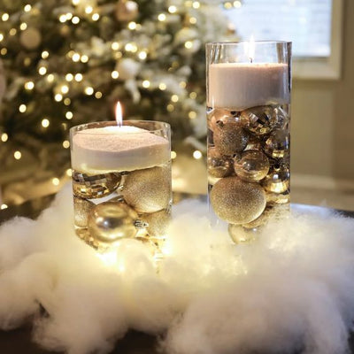 Candle Bowl Refillable Stone Centrepiece