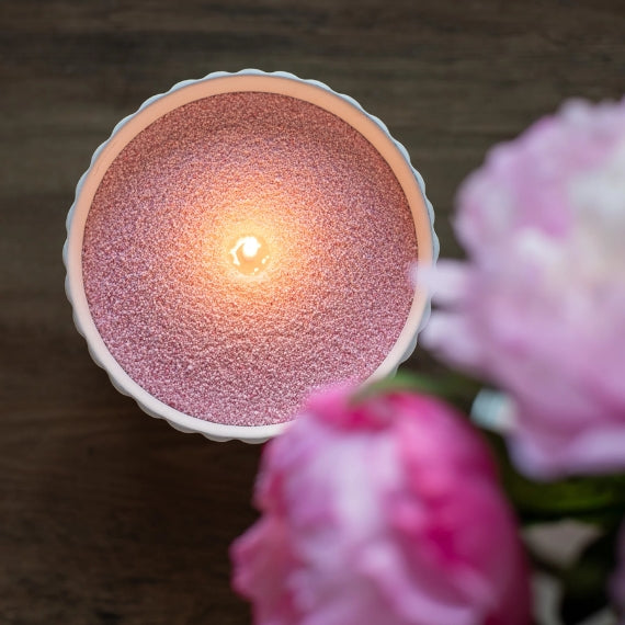 Candle Bowl Refillable Stone Centrepiece