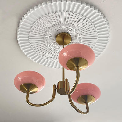 Ceiling Light Modern Brass Chandelier Lamp
