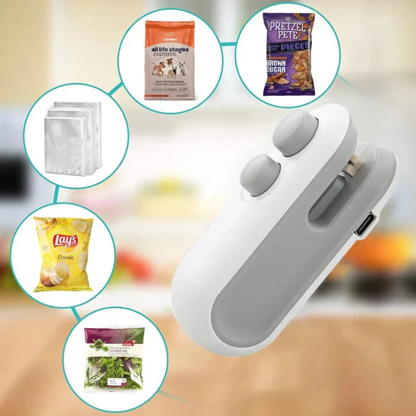 Mini Bag Sealer Portable Heat Seal Cutter