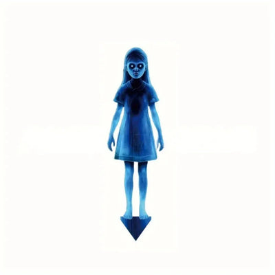 Halloween Outdoor Decoration Metal Ghost Girl Yard Stake
