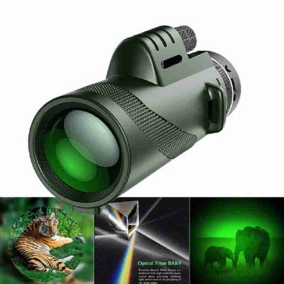 High Power HD Monocular Telescope Wildlife Viewing