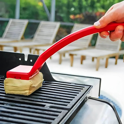 Grill Steam Cleaner Long Handle Brush
