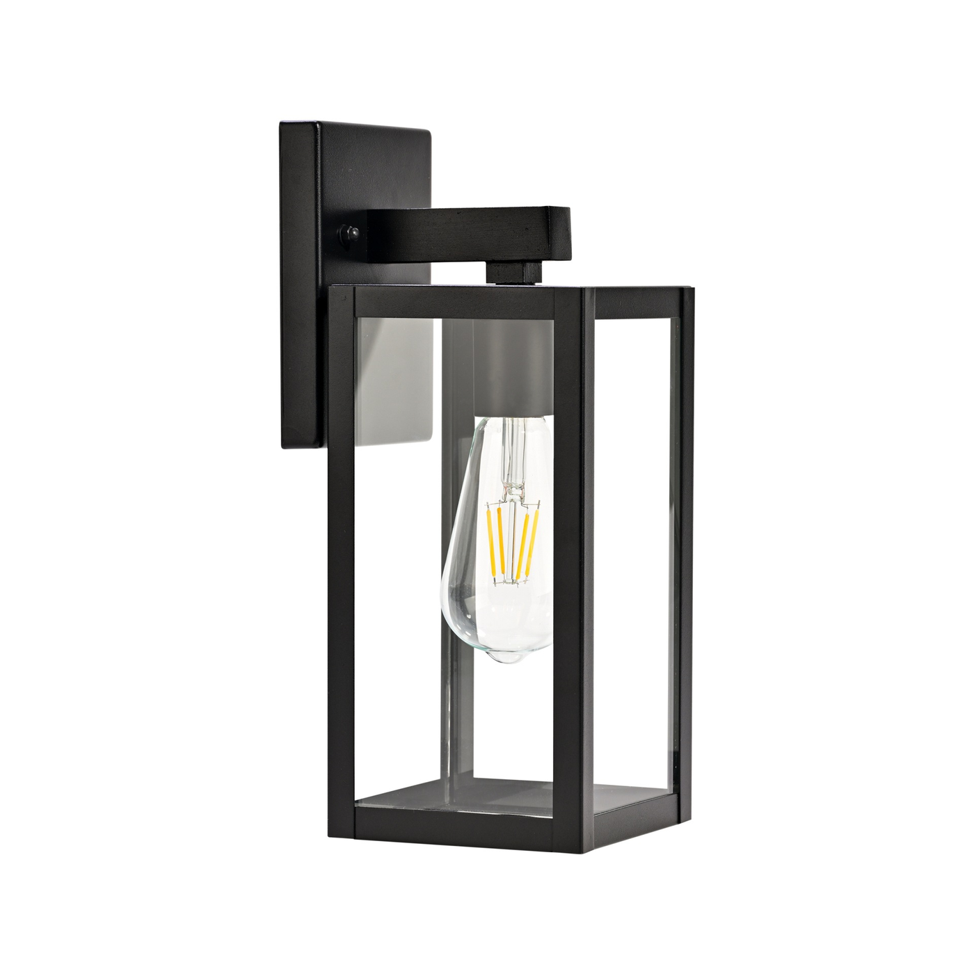 Outdoor Wall Light Modern Metal Lantern
