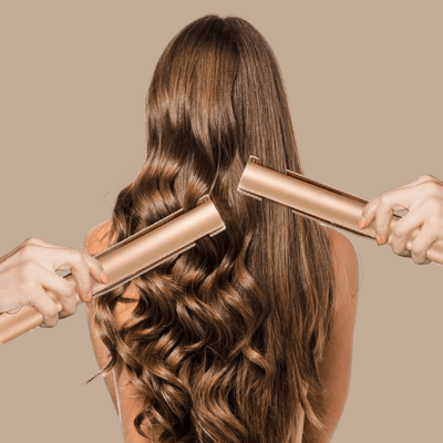 Hair Straightener with Ceramic Plates for Styling