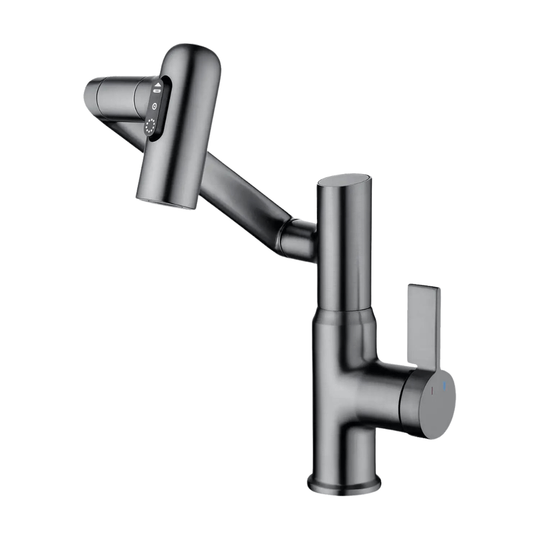 Digital Kitchen Faucet Temperature Display Control