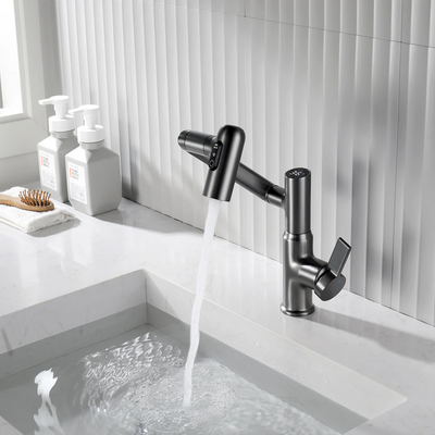 Digital Kitchen Faucet Temperature Display Control
