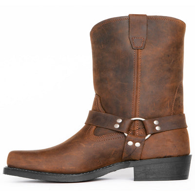 Men's Knee High Harness Boots | Waterproof
