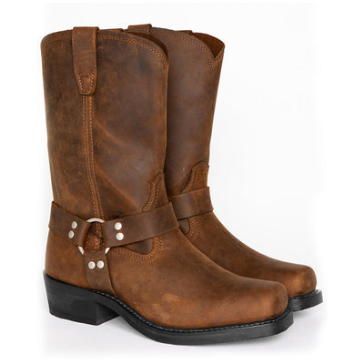 Men's Knee High Harness Boots | Waterproof