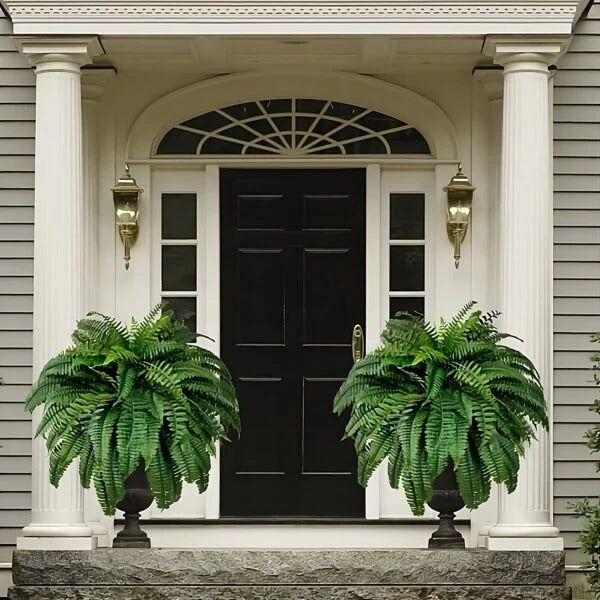Artificial Fern UV Resistant Outdoor Plant Decor