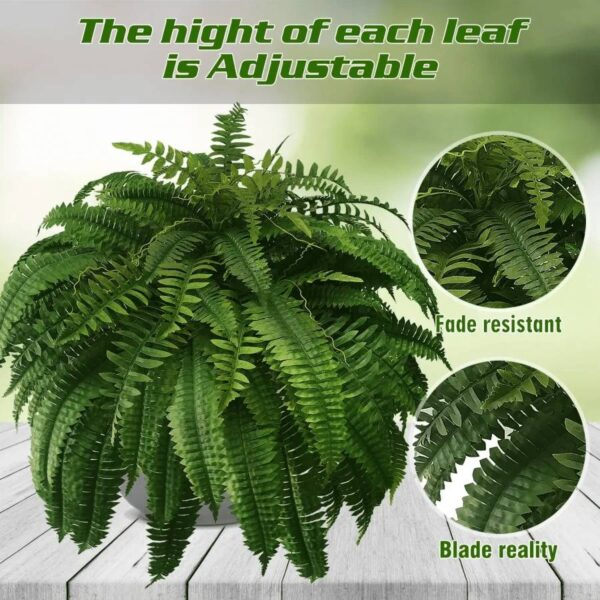 Artificial Fern UV Resistant Outdoor Plant Decor