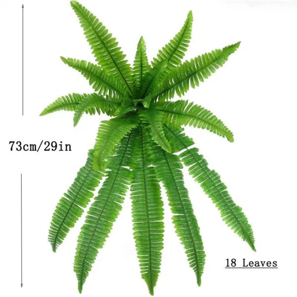 Artificial Fern UV Resistant Outdoor Plant Decor
