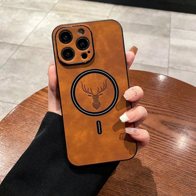 Leather Magnetic Phone Case Cover