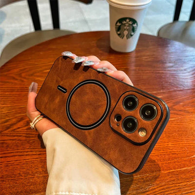 Leather Magnetic Phone Case Cover