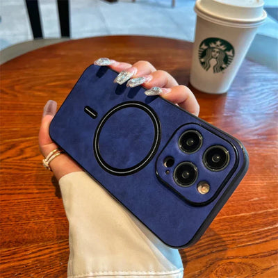 Leather Magnetic Phone Case Cover