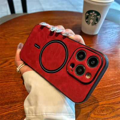 Leather Magnetic Phone Case Cover