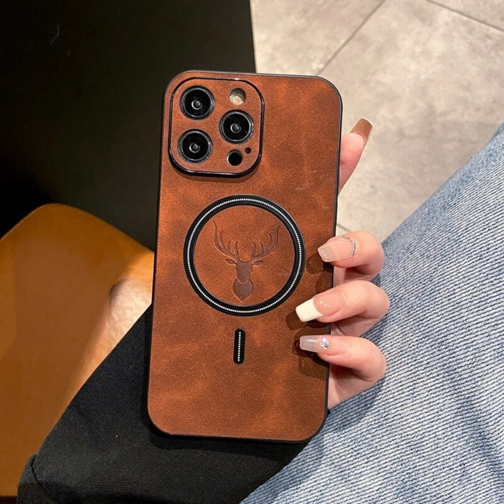 Leather Magnetic Phone Case Cover