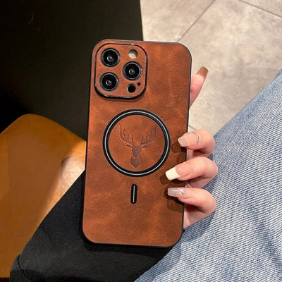 Leather Magnetic Phone Case Cover