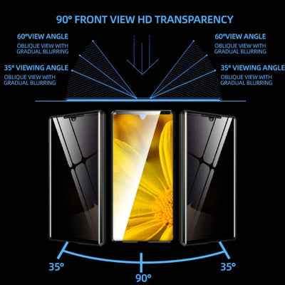 Magnetic Glass Privacy Phone Case