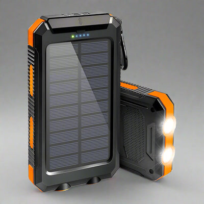 Hunting Gear Power Bank Solar Charger Waterproof Outdoor Torch