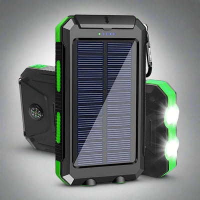 Hunting Gear Power Bank Solar Charger Waterproof Outdoor Torch