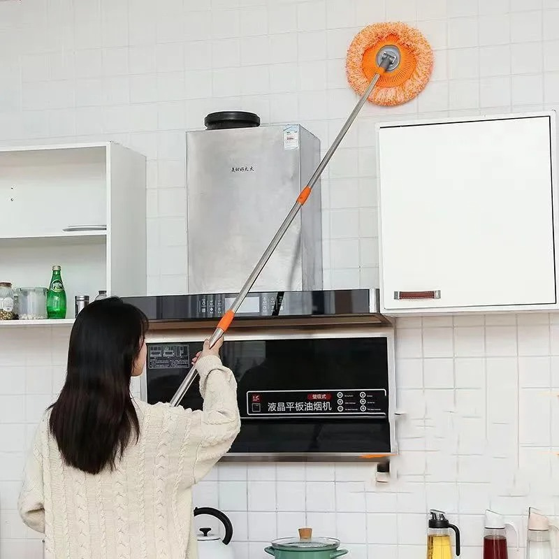 Microfibre Spin Mop Set Adjustable Cleaning Tool