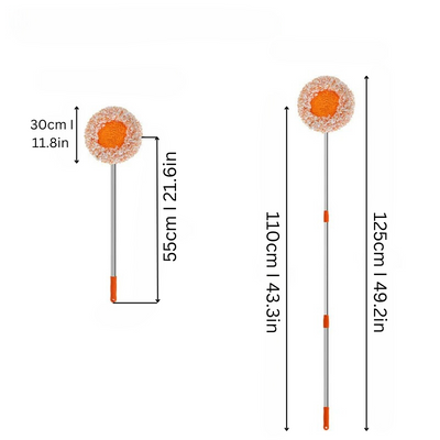 Microfibre Spin Mop Set Adjustable Cleaning Tool