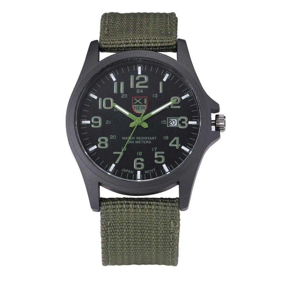 Mens Military Style Waterproof Outdoor Watch