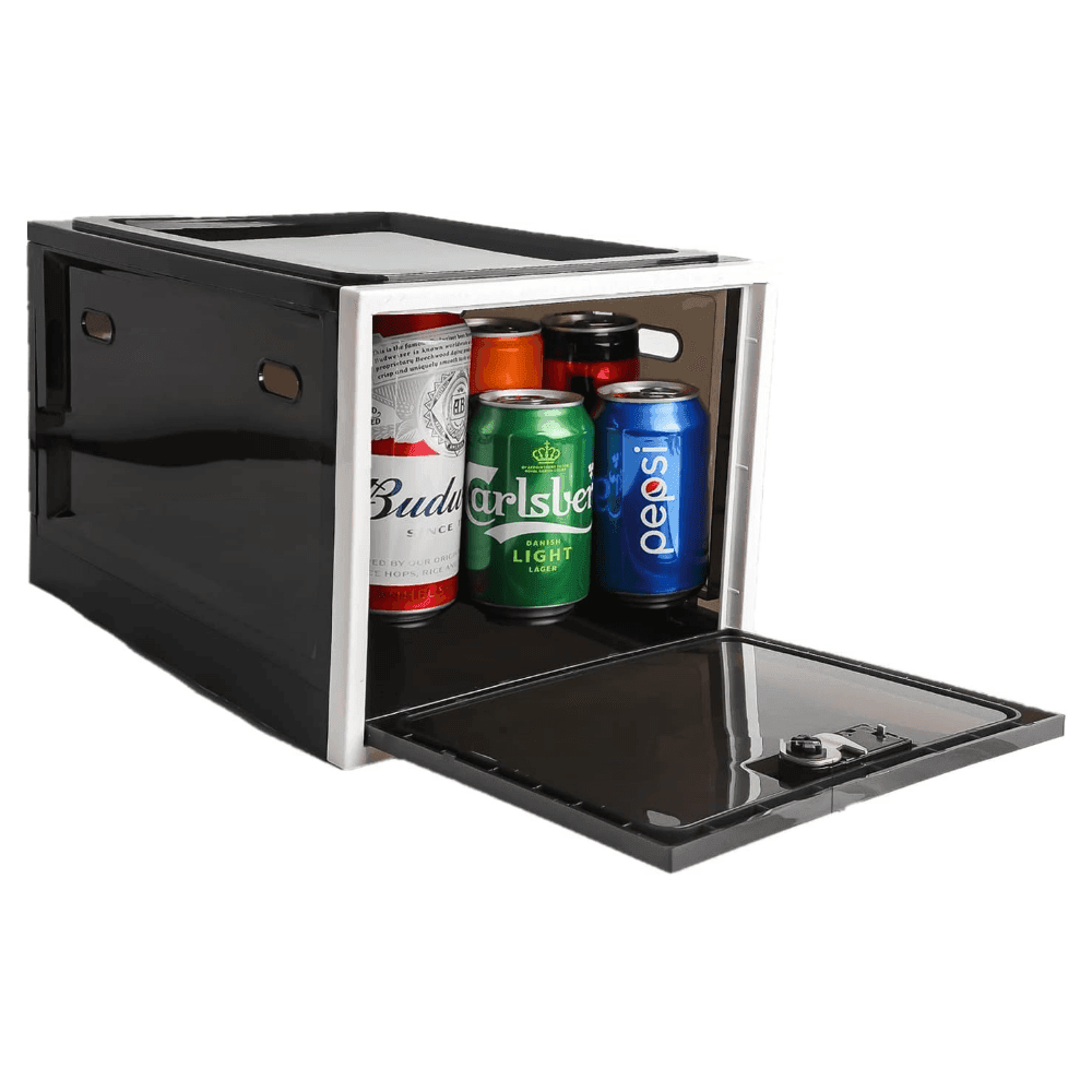 Food Storage Lock Box with Clear Lid