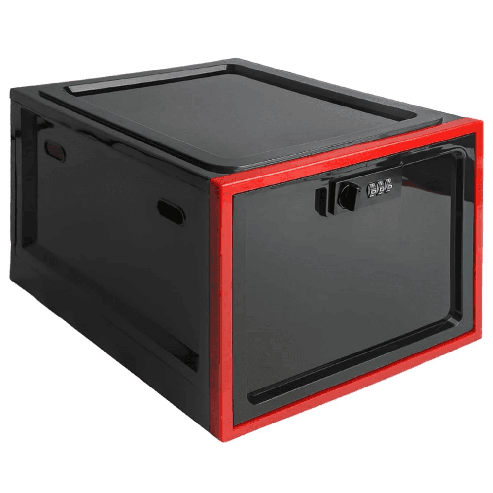 Food Storage Lock Box with Clear Lid