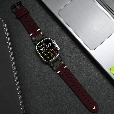 Watch Strap Genuine Leather Smartwatch Band