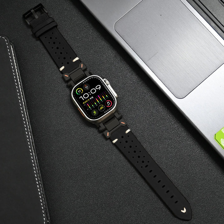 Watch Strap Genuine Leather Smartwatch Band