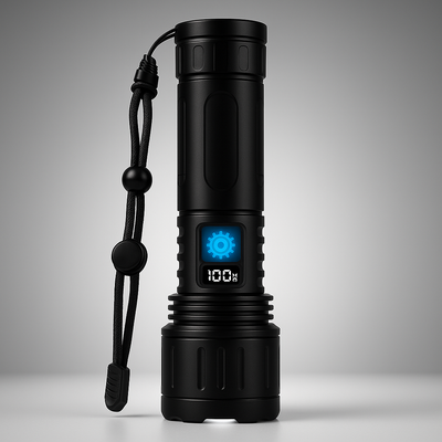 LED Rechargeable Flashlight Hunting Gear Torch