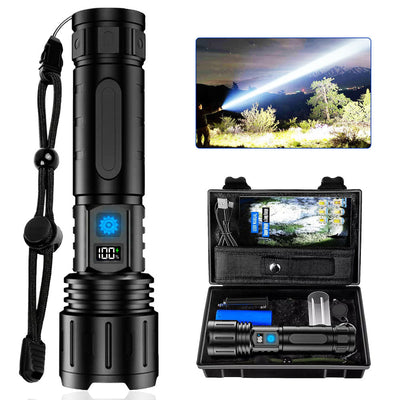 LED Rechargeable Flashlight Hunting Gear Torch