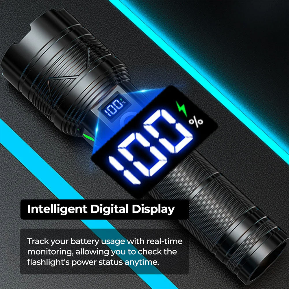 LED Rechargeable Flashlight Hunting Gear Torch