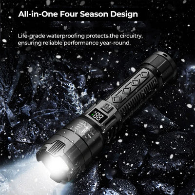 LED Rechargeable Flashlight Hunting Gear Torch