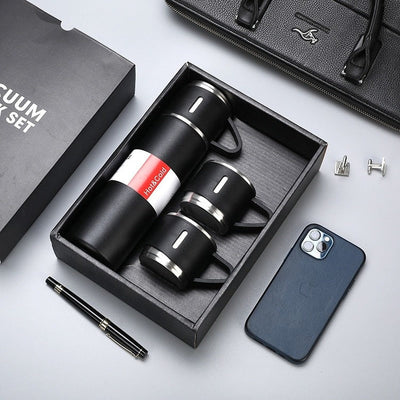 Stainless Steel Thermos Flask Hunting Gear Set