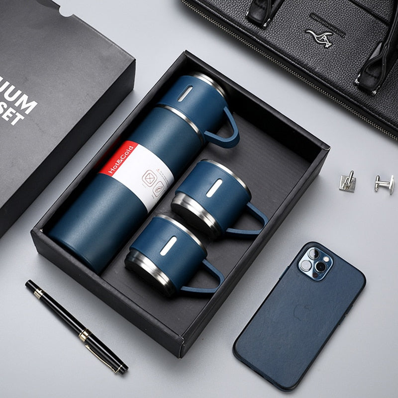 Stainless Steel Thermos Flask Hunting Gear Set