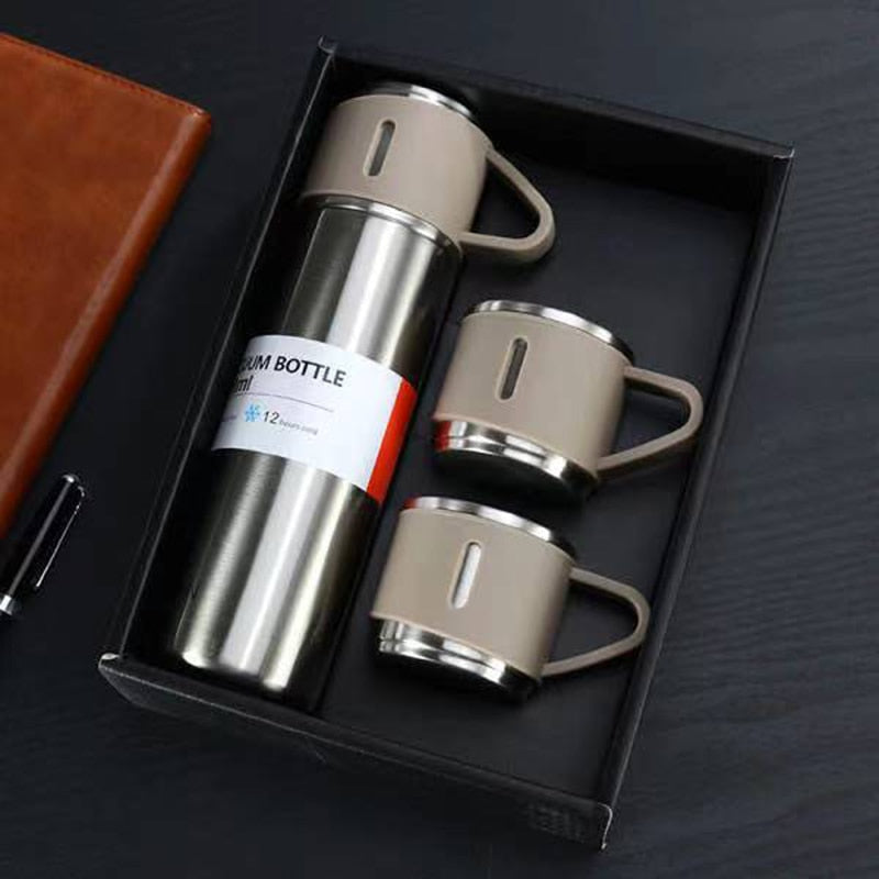 Stainless Steel Thermos Flask Hunting Gear Set